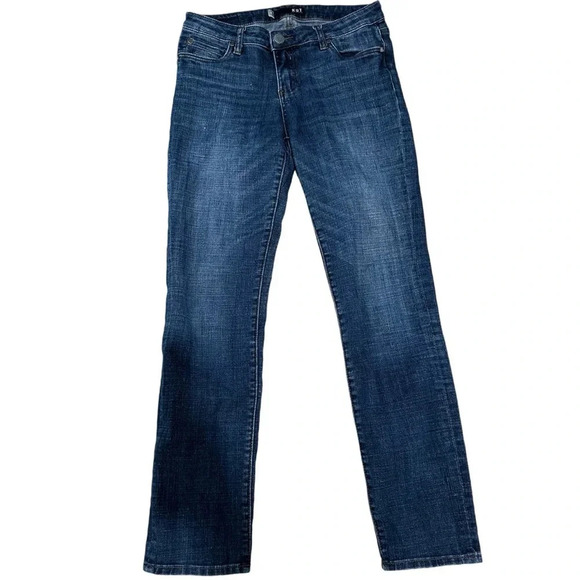 Kut From the Kloth Women’s Medium Wash Denim Straight Leg Jeans Size 4 GUC - Picture 1 of 10